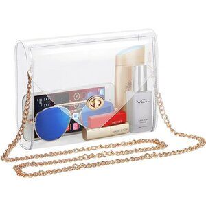 Clear Purse for Women, Clear Bag Stadium Approved, See Through Clear